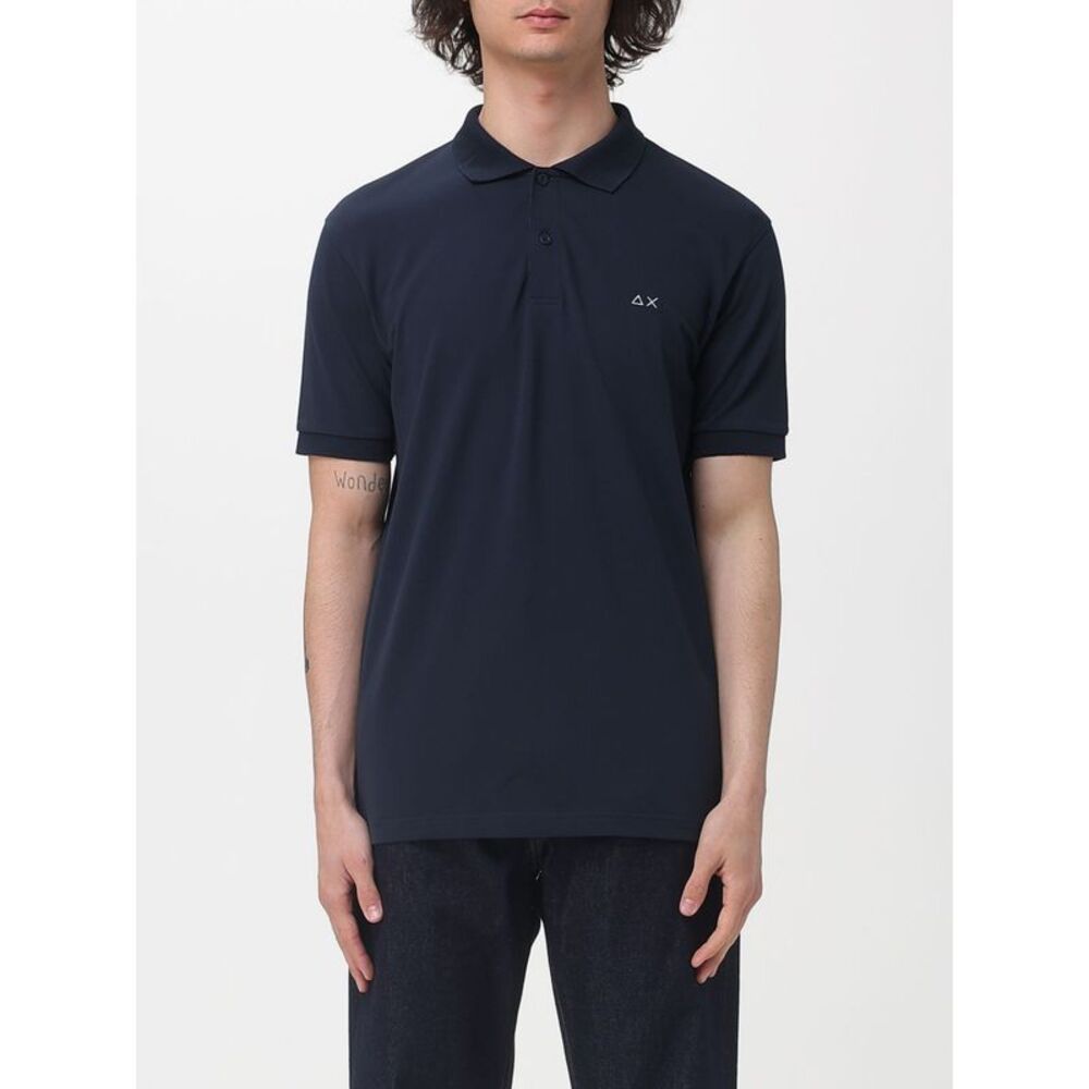 Sun68 Polo Shirt Men Navy